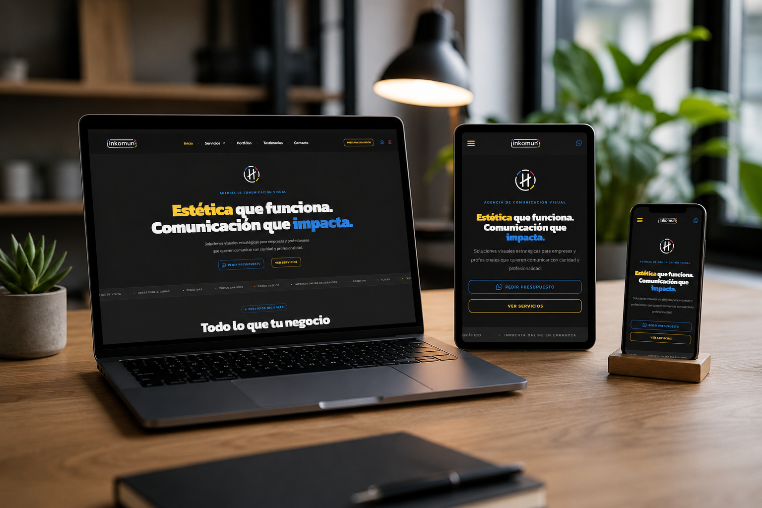 Desarrollo de página web profesional