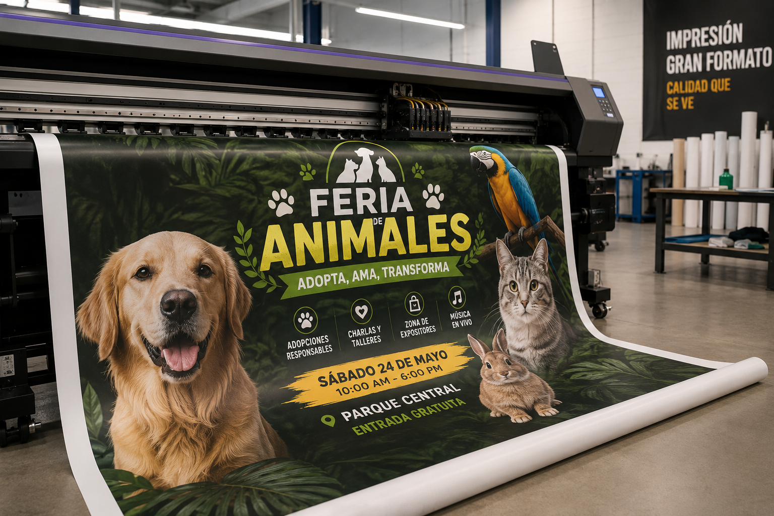 Imprenta online pequeño y gran formato