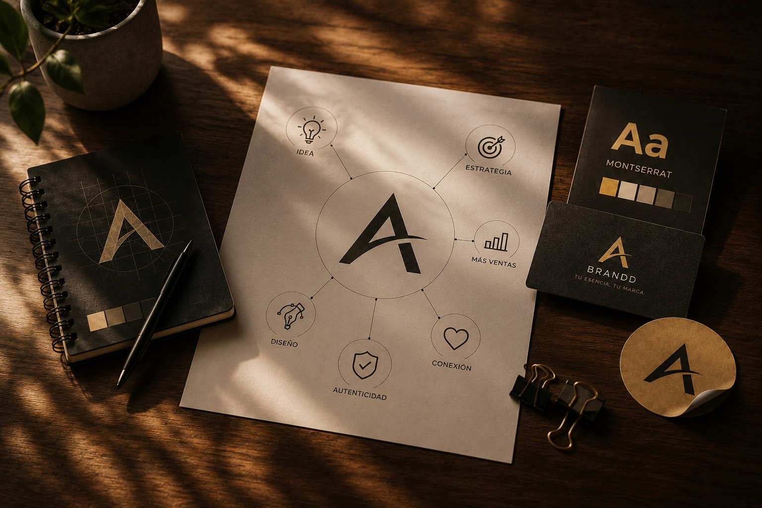 Diseño de logotipo y marca personal