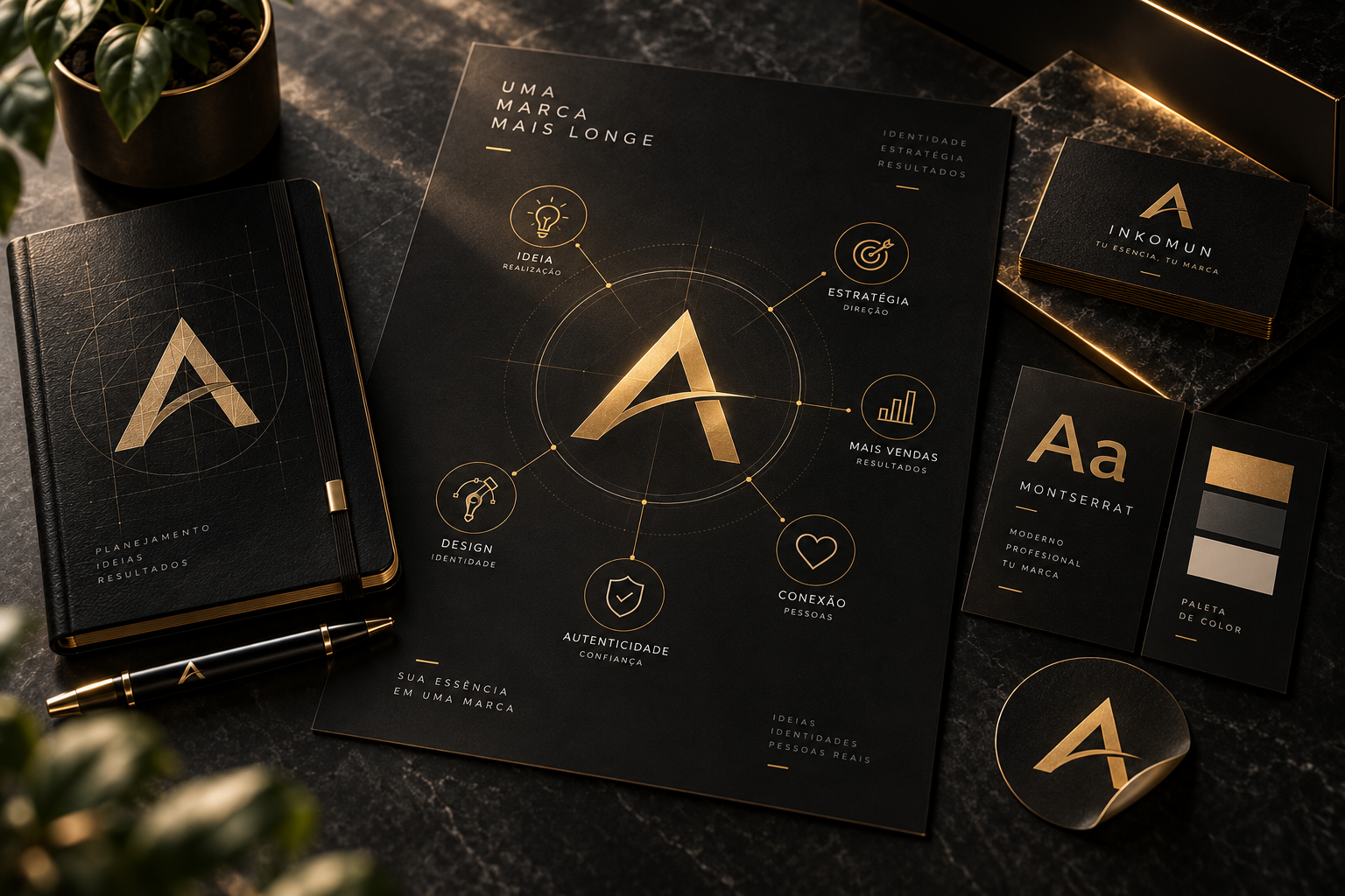 Creación de logotipos e identidad visual por Inkomun