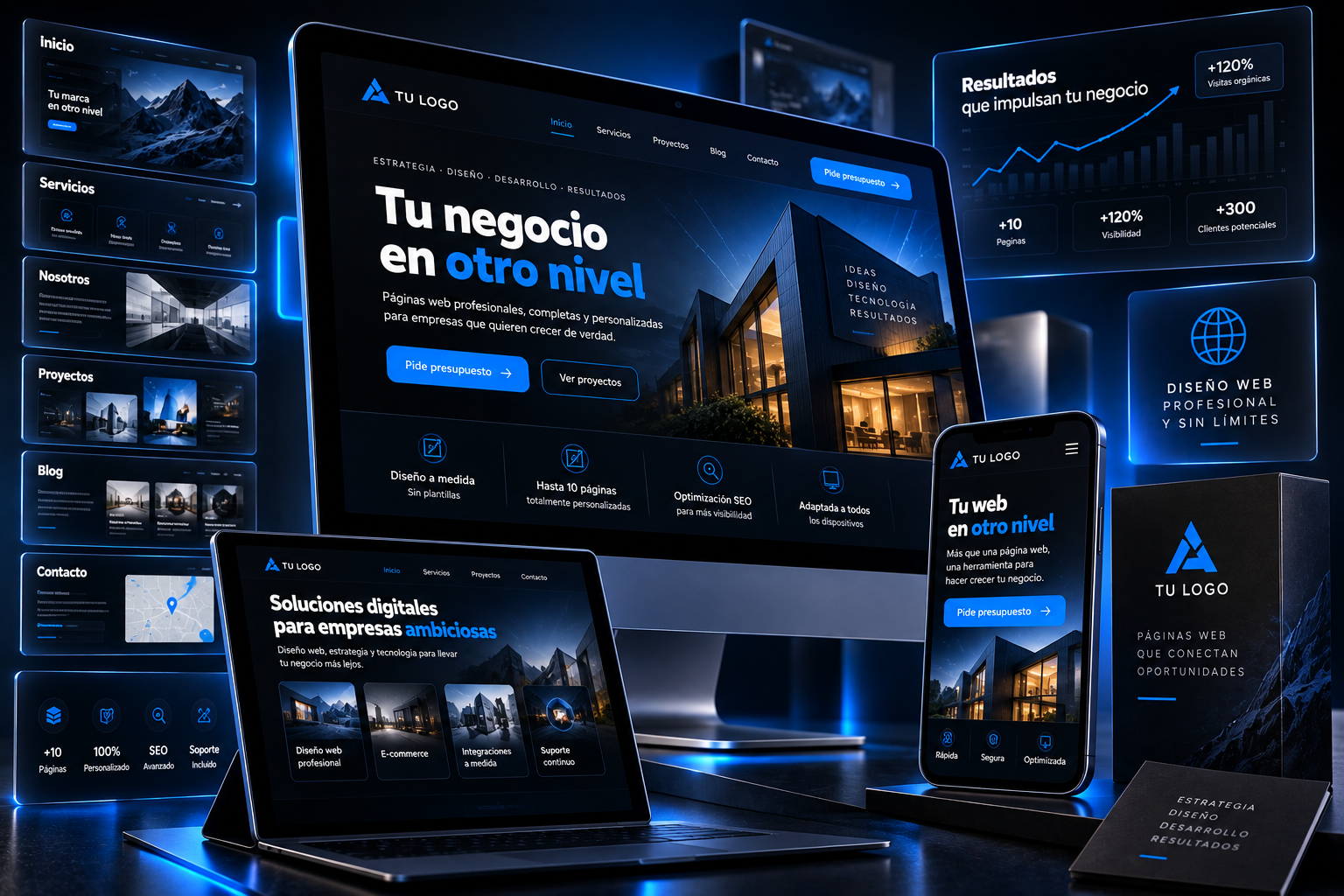 Pack 04 de Diseño Web Inkomun